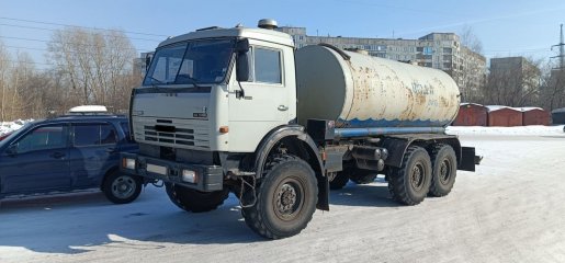Цистерна Цистерна-водовоз на базе Камаз взять в аренду, заказать, цены, услуги - Якутск