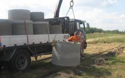 Перевозка бетонных колец и колодцев манипулятором - Якутск, цены, предложения специалистов